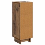 vidaXL Servírovacia skriňa Staré drevo 33 x 34,5 x 90 cm – Obrázok 8