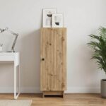 vidaXL Servírovacia skriňa Dub artisan 33 x 34,5 x 90 cm – Obrázok 4