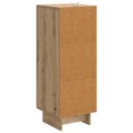 vidaXL Servírovacia skriňa Dub artisan 33 x 34,5 x 90 cm – Obrázok 8