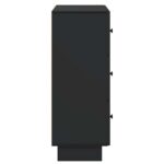 vidaXL Zásuvkový kabinet Čierna 66 x 34,5 x 90 cm Kompozitné drevo – Obrázok 5