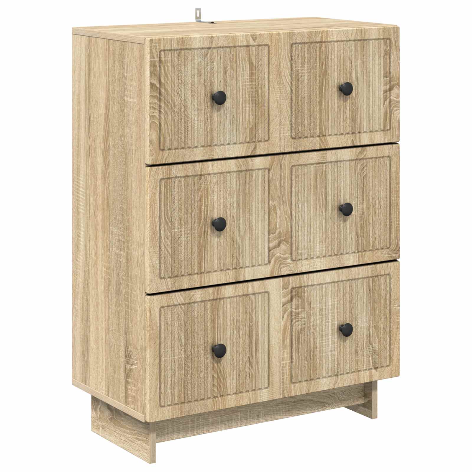 893917_1.jpg vidaXL Zásuvkový kabinet Dub sonoma 66 x 34,5 x 90 cm Kompozitné drevo – Obrázok 1