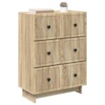 vidaXL Zásuvkový kabinet Dub sonoma 66 x 34,5 x 90 cm Kompozitné drevo – Obrázok 2