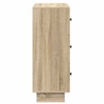 vidaXL Zásuvkový kabinet Dub sonoma 66 x 34,5 x 90 cm Kompozitné drevo – Obrázok 5