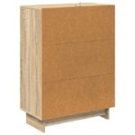 vidaXL Zásuvkový kabinet Dub sonoma 66 x 34,5 x 90 cm Kompozitné drevo – Obrázok 6