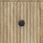 vidaXL Zásuvkový kabinet Dub sonoma 66 x 34,5 x 90 cm Kompozitné drevo – Obrázok 7