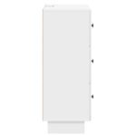 vidaXL Zásuvkový kabinet Biela s vysokým leskom 66 x 34,5 x 90 cm – Obrázok 5