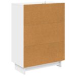 vidaXL Zásuvkový kabinet Biela s vysokým leskom 66 x 34,5 x 90 cm – Obrázok 6