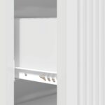 vidaXL Zásuvkový kabinet Biela s vysokým leskom 66 x 34,5 x 90 cm – Obrázok 8