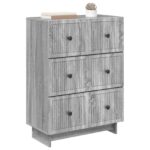 vidaXL Zásuvkový kabinet Sivá sonoma 66 x 34,5 x 90 cm – Obrázok 2