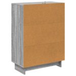 vidaXL Zásuvkový kabinet Sivá sonoma 66 x 34,5 x 90 cm – Obrázok 6