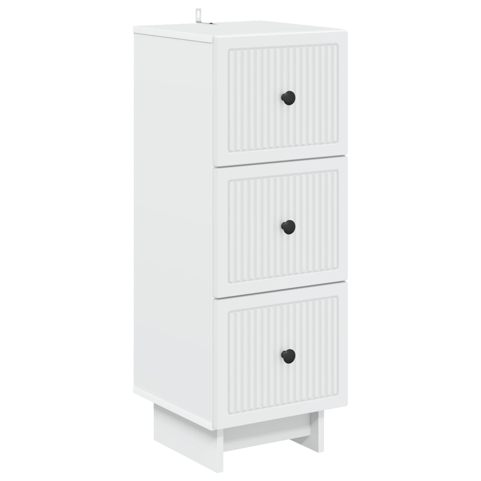 893925_1.jpg vidaXL Zásuvkový kabinet Biela 33 x 34,5 x 90 cm Kompozitné drevo – Obrázok 1