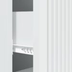 vidaXL Zásuvkový kabinet Biela 33 x 34,5 x 90 cm Kompozitné drevo – Obrázok 8