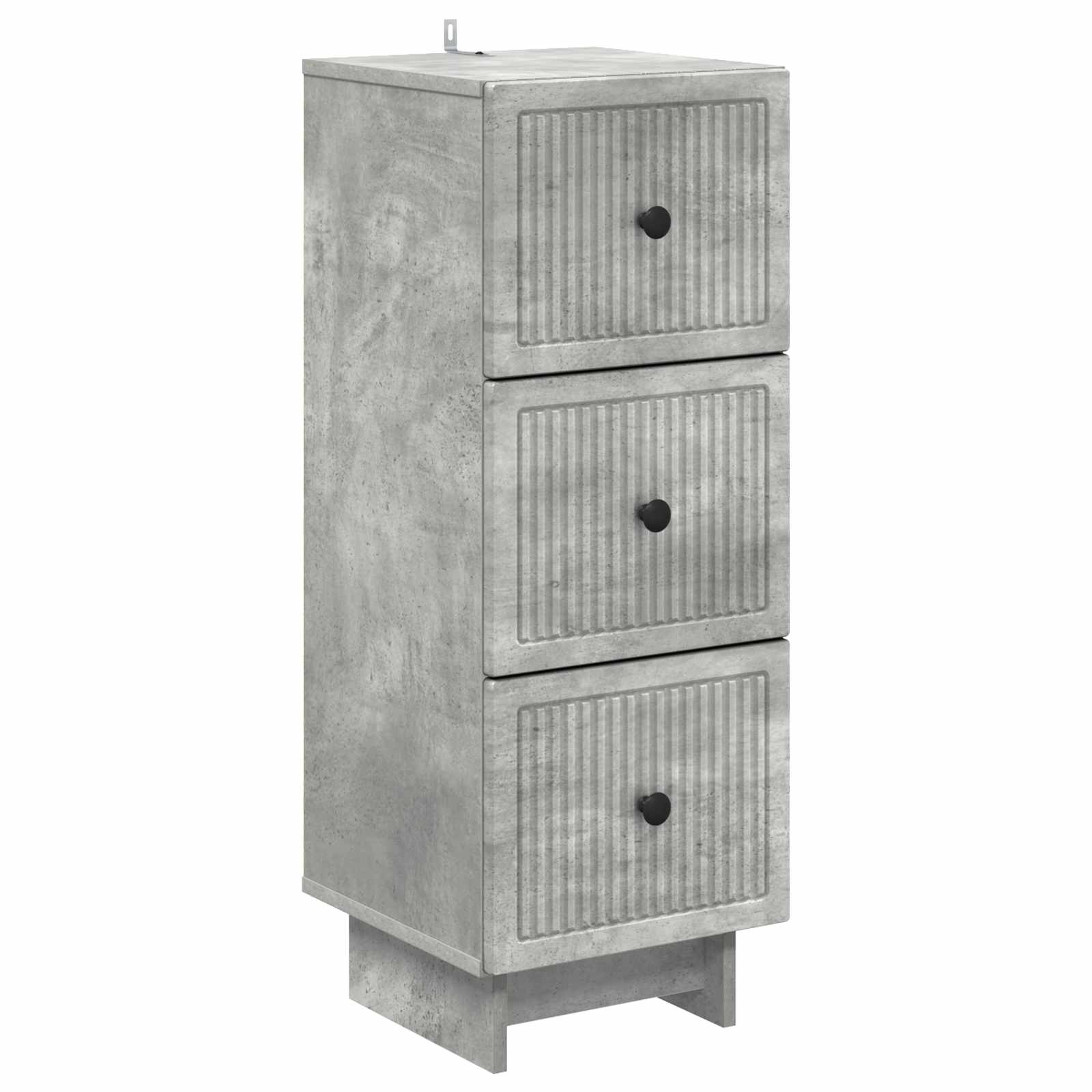 893928_1.jpg vidaXL Zásuvkový kabinet Betónovo sivá 33 x 34,5 x 90 cm – Obrázok 1
