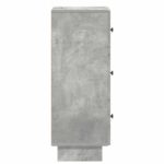 vidaXL Zásuvkový kabinet Betónovo sivá 33 x 34,5 x 90 cm – Obrázok 5