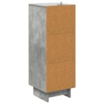 vidaXL Zásuvkový kabinet Betónovo sivá 33 x 34,5 x 90 cm – Obrázok 6