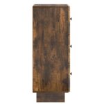 vidaXL Zásuvkový kabinet Dymový dub 33 x 34,5 x 90 cm Kompozitné drevo – Obrázok 5