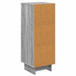 vidaXL Zásuvkový kabinet Sivá sonoma 33 x 34,5 x 90 cm – Obrázok 6