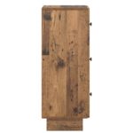 vidaXL Zásuvkový kabinet Staré drevo 33 x 34,5 x 90 cm – Obrázok 5