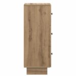 vidaXL Zásuvkový kabinet Dub artisan 33 x 34,5 x 90 cm – Obrázok 5