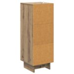 vidaXL Zásuvkový kabinet Dub artisan 33 x 34,5 x 90 cm – Obrázok 6