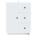 vidaXL Servírovacia skriňa Biela 66 x 34,5 x 90 cm Kompozitné drevo – Obrázok 6