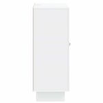 vidaXL Servírovacia skriňa Biela 66 x 34,5 x 90 cm Kompozitné drevo – Obrázok 7