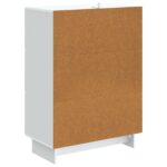 vidaXL Servírovacia skriňa Biela 66 x 34,5 x 90 cm Kompozitné drevo – Obrázok 8