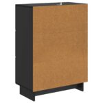 vidaXL Servírovacia skriňa Čierna 66 x 34,5 x 90 cm Kompozitné drevo – Obrázok 8