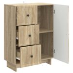 vidaXL Servírovacia skriňa so zásuvkou Dub sonoma 66 x 34,5 x 90 cm – Obrázok 5