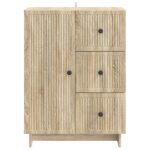 vidaXL Servírovacia skriňa so zásuvkou Dub sonoma 66 x 34,5 x 90 cm – Obrázok 6
