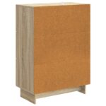vidaXL Servírovacia skriňa so zásuvkou Dub sonoma 66 x 34,5 x 90 cm – Obrázok 8
