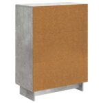 vidaXL Servírovacia skriňa so zásuvkou Betónovo sivá 66 x 34,5 x 90 cm – Obrázok 8