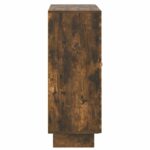 vidaXL Servírovacia skriňa so zásuvkou Dymový dub 66 x 34,5 x 90 cm – Obrázok 7