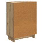 vidaXL Servírovacia skriňa so zásuvkou Dub artisan 66 x 34,5 x 90 cm – Obrázok 8