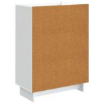 vidaXL Servírovacia skriňa Biela 66 x 34,5 x 90 cm Kompozitné drevo – Obrázok 8