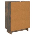 vidaXL Servírovacia skriňa so zásuvkou Dymový dub 66 x 34,5 x 90 cm – Obrázok 8