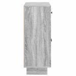 vidaXL Servírovacia skriňa so zásuvkou Sivá sonoma 66 x 34,5 x 90 cm – Obrázok 7