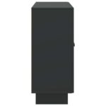 vidaXL Servírovacia skriňa Čierna 89 x 34,5 x 80 cm Kompozitné drevo – Obrázok 7