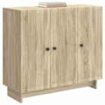 vidaXL Servírovacia skriňa Dub sonoma 89 x 34,5 x 80 cm – Obrázok 3