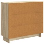 vidaXL Servírovacia skriňa Dub sonoma 89 x 34,5 x 80 cm – Obrázok 8
