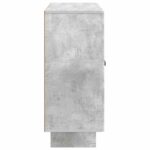 vidaXL Servírovacia skriňa Betónovo sivá 89 x 34,5 x 80 cm – Obrázok 7