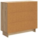 vidaXL Servírovacia skriňa Dub artisan 89 x 34,5 x 80 cm – Obrázok 8