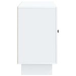 vidaXL Servírovacia skriňa Biela 89 x 34,5 x 60 cm Kompozitné drevo – Obrázok 7