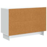 vidaXL Servírovacia skriňa Biela 89 x 34,5 x 60 cm Kompozitné drevo – Obrázok 8