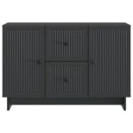 vidaXL Servírovacia skriňa Čierna 89 x 34,5 x 60 cm Kompozitné drevo – Obrázok 6
