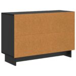 vidaXL Servírovacia skriňa Čierna 89 x 34,5 x 60 cm Kompozitné drevo – Obrázok 8