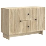 vidaXL Servírovacia skriňa so zásuvkou Dub sonoma 89 x 34,5 x 60 cm – Obrázok 2