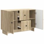 vidaXL Servírovacia skriňa so zásuvkou Dub sonoma 89 x 34,5 x 60 cm – Obrázok 5