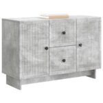 vidaXL Servírovacia skriňa so zásuvkou Betónovo sivá 89 x 34,5 x 60 cm – Obrázok 3