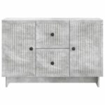 vidaXL Servírovacia skriňa so zásuvkou Betónovo sivá 89 x 34,5 x 60 cm – Obrázok 6